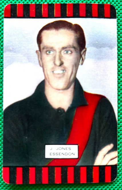 1954 Series 2 Coles Card Essendon Bombers J JONES