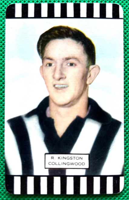 1954 Series 2 Coles Card Collingwood Magpies R KINGSTON