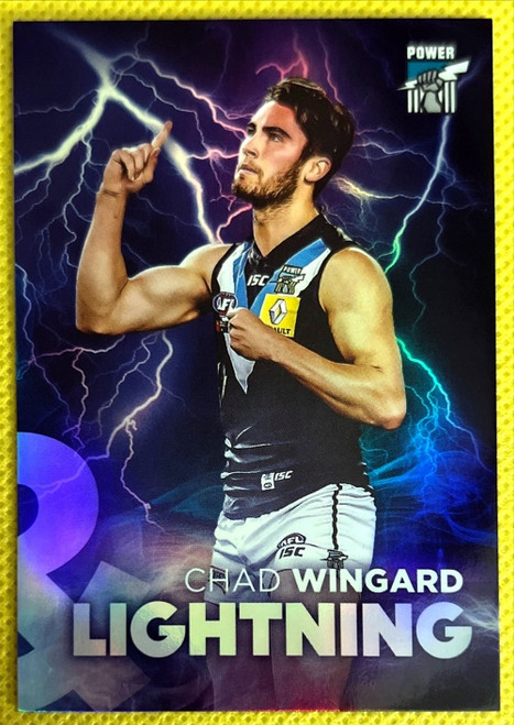 2016 AFL Select CHAD WINGARD PORT ADELAIDE POWER Thunder & LIGHTNING Card