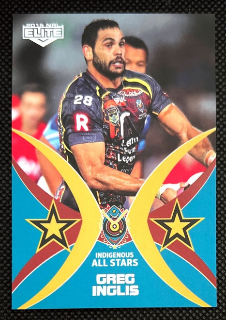 2015 NRL Elite Series INDIGENOUS ALL STARS GREG INGLIS CARD