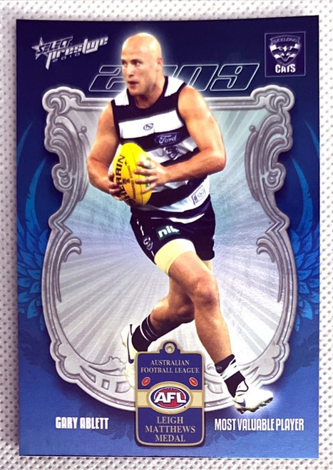 2010 AFL Prestige Series GARY ABLETT Geelong Cats Brownlow Medallist Card