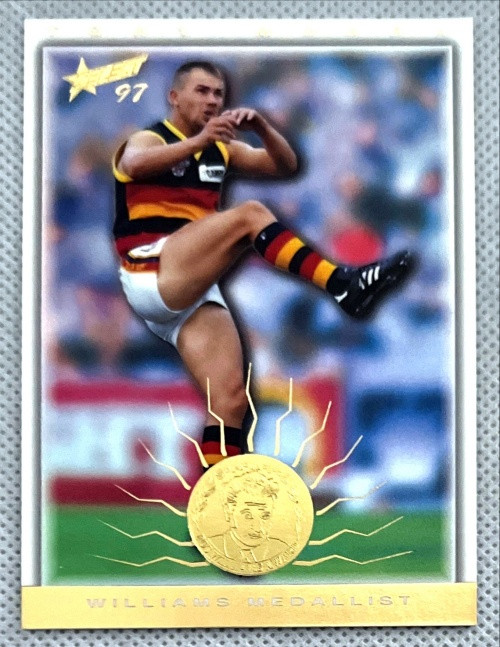 1997 AFL Ultimate Series TONY MODRA Adelaide Crows Williams Medallist Card