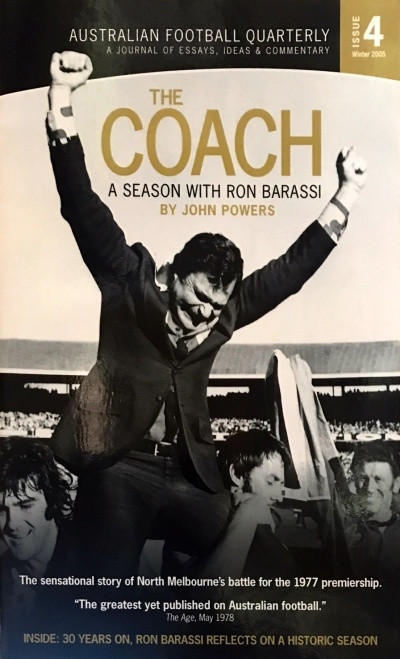 Copy of Australian Football Quarterly- The COACH A Season with Ron Barassi