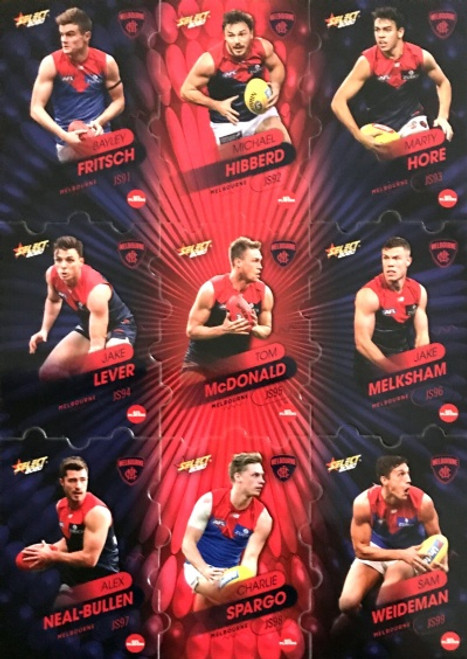 2020 AFL Footy Stars Melbourne Demons Jigsaw Team Set