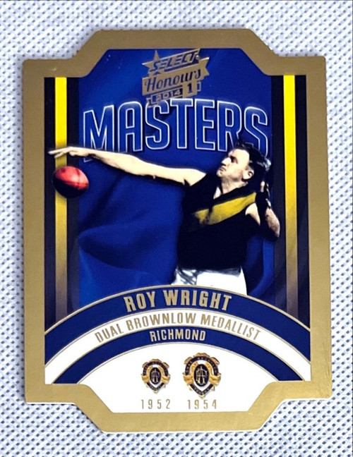 AFL HONOURS SERIES 1 ROY WRIGHT RICHMOND TIGERS DUAL BROWNLOW MEDALLIST MBM10