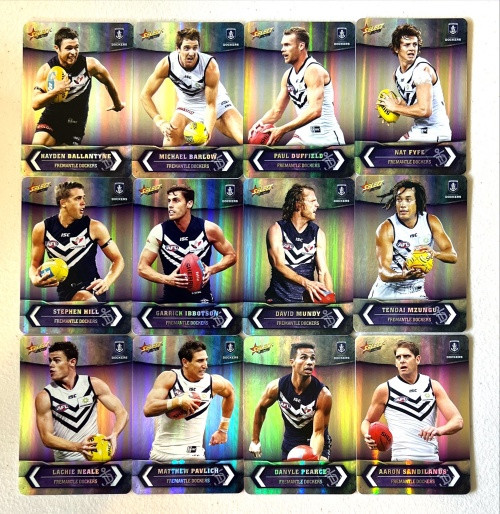 2015 AFL Champions FREMANTLE DOCKERS Parallel Team Set
