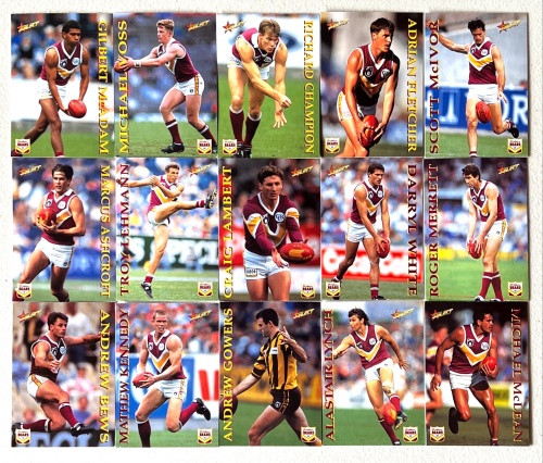 1995 AFL Select Series 1 BRISBANE BEARS Base Team Set