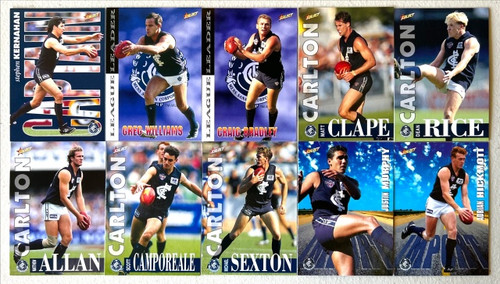 1996 AFL Select Series 2 CARLTON BLUES Base Team Set