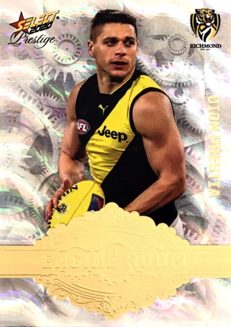 2020 AFL Footy Stars Prestige Richmond Tigers DION PRESTIA Engine Room Card