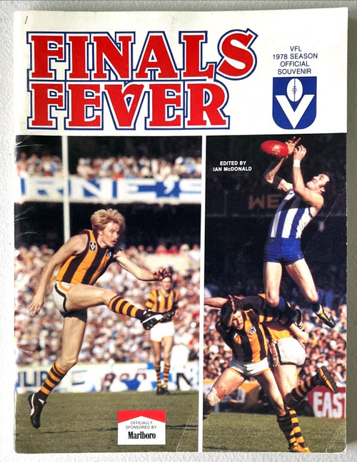 FINALS FEVER VFL 1978 SEASON OFFICIAL SOUVENIR MAGAZINE