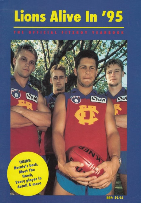 FITZROY LIONS 1995  YEAR BOOK MAGAZINE