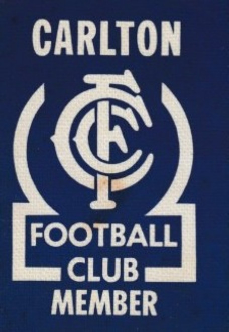 1979 CARLTON BLUES MEMBERSHIP TICKET