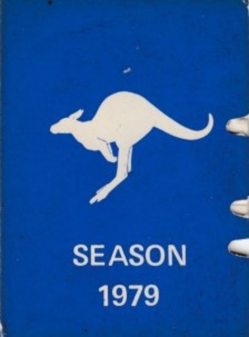 1979 NORTH MELBOURNE KANGAROOS MEMBERSHIP TICKET