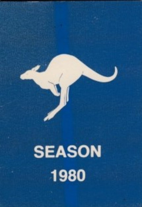 1980 NORTH MELBOURNE KANGAROOS MEMBERSHIP TICKET