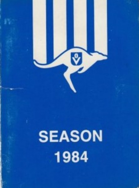 1984 NORTH MELBOURNE KANGAROOS MEMBERSHIP TICKET