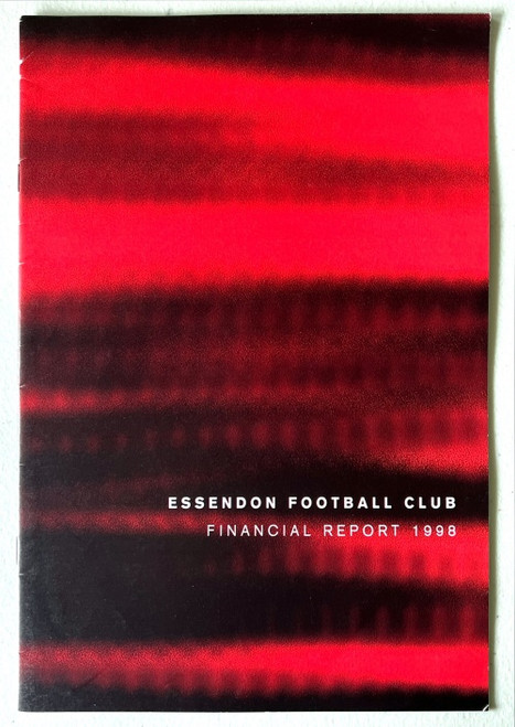 1998 ESSENDIN F.C ANNUAL REPORT AND BALANCE SHEET