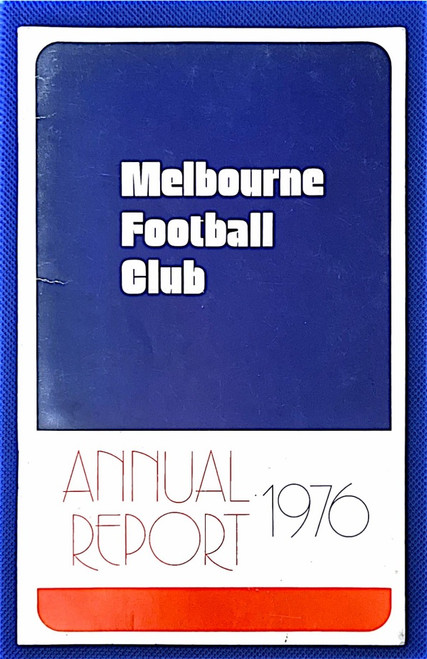 1976 MELBOURNE DEMONS ANNUAL REPORT