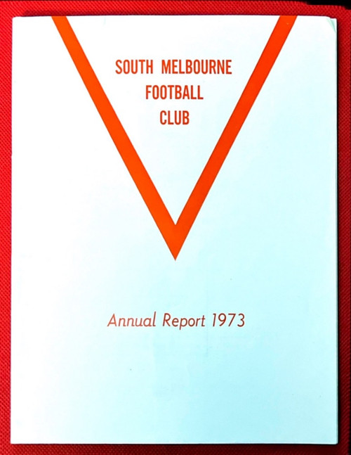1973 SOUTH MELBOURNE F.C. ANNUAL REPORT & BALANCE SHEET