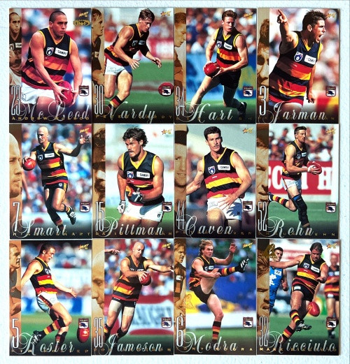 1998 AFL SELECT SIGNATURE SERIES ADELAIDE CROWS BASE TEAM SET