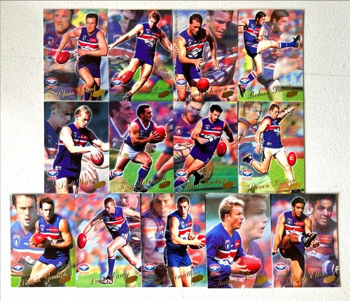 2000 AFL MILLENIUM SERIES WESTERN BULLDOGS BASE TEAM SET