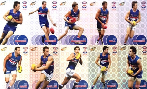 2008 AFL CLASSIC SERIES WESTERN BULLDOGS PARALLEL TEAM SET