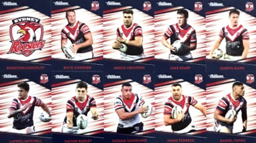 2020 NRL Traders SYDNEY ROOSTERS Base Team Set