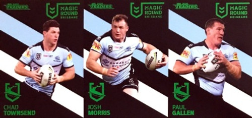 2020 NRL Traders CRONULLA SHARKS Magic Round 3 Card Set