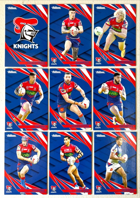 2024 NRL TRADERS TITANIUM NEWCASTLE KNIGHTS TEAM SET