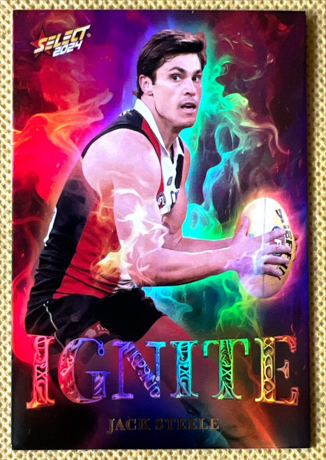 2024 AFL FOOTY STARS JACK STEELE ST KILDA SAINTS IGNITE CARD IG60