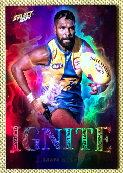 2024 AFL FOOTY STARS LIAM RYAN WEST COAST EAGLES IGNITE CARD IG68