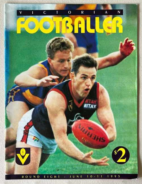 VICTORIAN FOOTBALLER- ROUND 8 JUNE 10-11 1995 EDITION