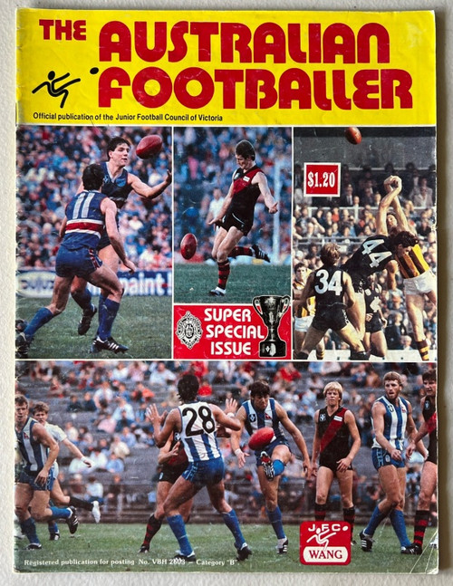 THE  AUSTRALIAN FOOTBALLER MAGAZINE- VOLUME 9 NUMBER 5 1985