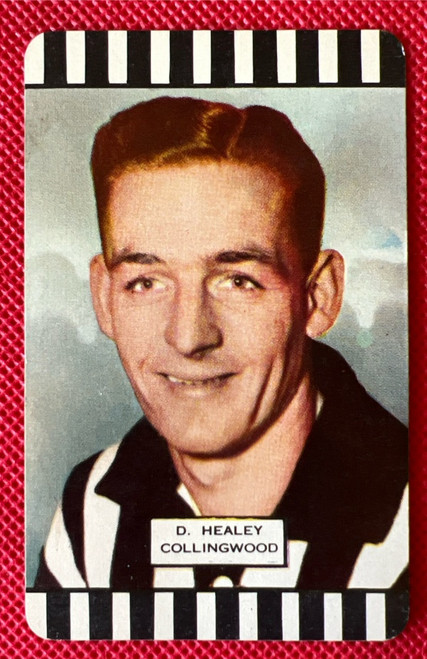 1954 Coles Card Collingwood Magpies D HEALEY