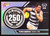 2021 AFL SELECT FOOTY STARS GEELONG CATS PATRICK DANGERFIELD 250 GAMES MILESTONE CARD