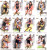 2019 AFL Footy Stars FREMANTLE DOCKERS Base Team Set includes AFLW