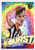 2019 AFL Footy Stars JOSH THOMAS Collingwood Magpies Tye Dye  Starburst Caricature card