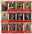 2012 AFL CHAMPIONS GOLD COAST SUNS LASER STICKER TEAM SET