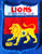 VFL CLOTH PATCH- SHIELD SHAPED FITZROY LIONS FOOTBALL CLUB BADGE