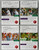 1996 COCA COLA SERIES WORLD CUP CRICKET CARDS (10 Cards)