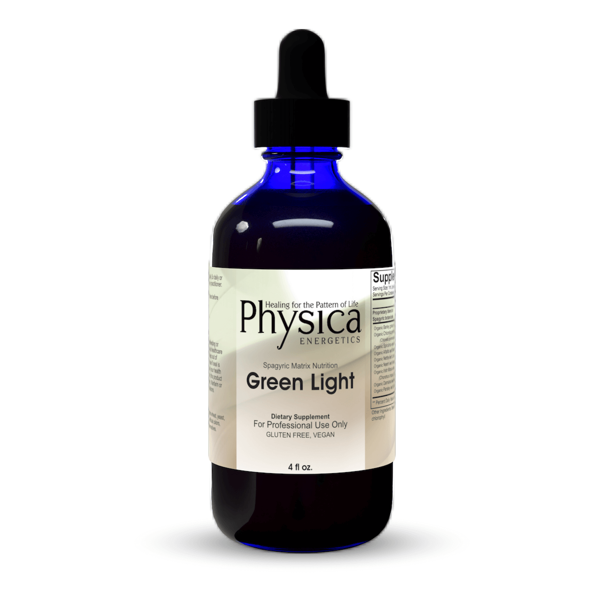 Green light spagyric nutritional supplement