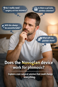 Does the Novoglan device work for phimosis?