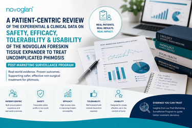  patient centric review of the experiential & clinical data associated with the safety, efficacy, tolerability & usability of the Novoglan foreskin tissue expander to treat uncomplicated phimosis -  post marketing surveillance program
