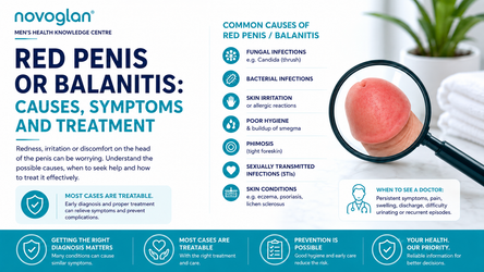 Red Penis (Balanitis): Causes, Symptoms, Treatment & When to See a Doctor