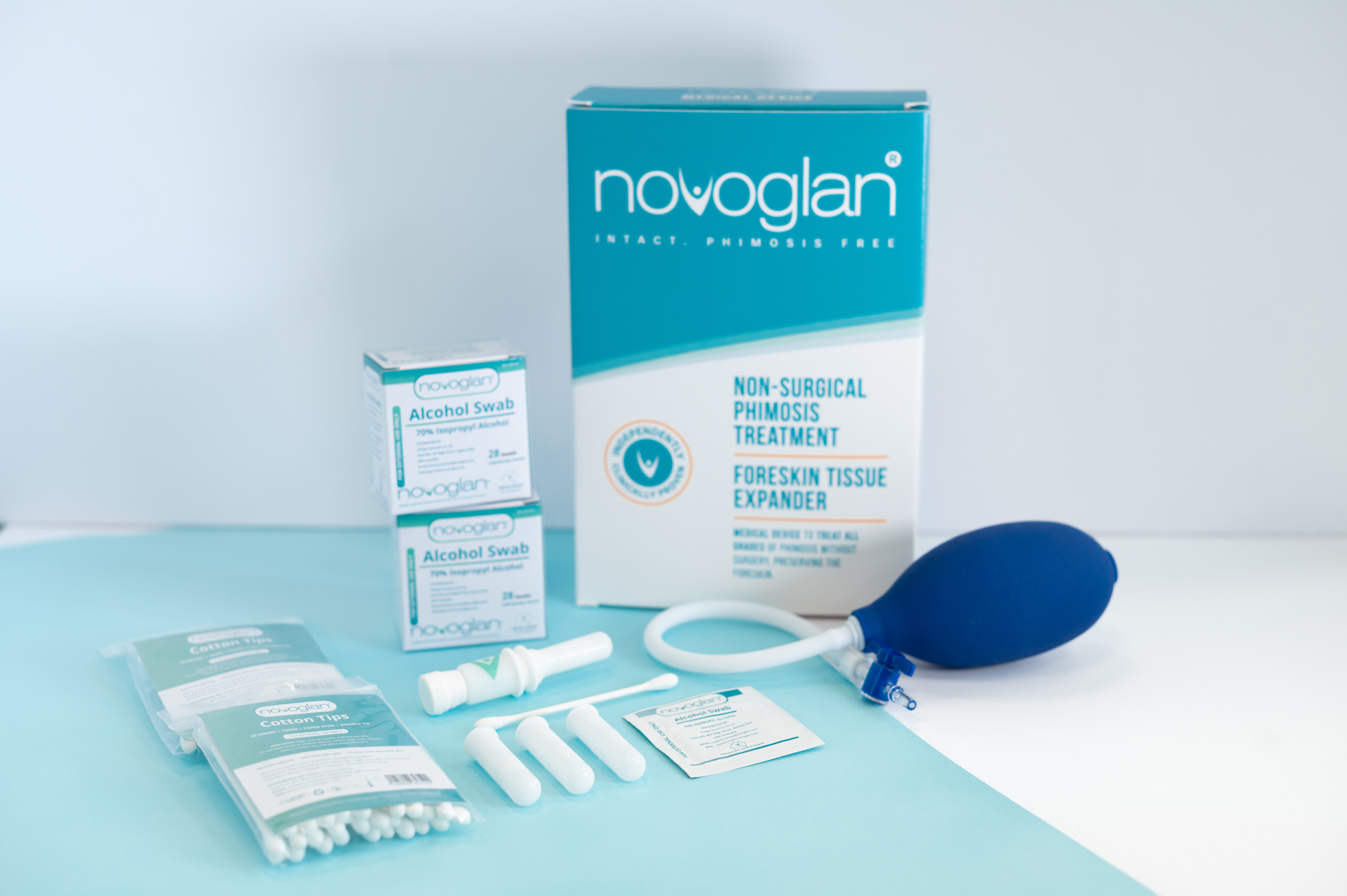 NOVOGLAN Non-Surgical Phimosis Treatment Foreskin Expander Kit