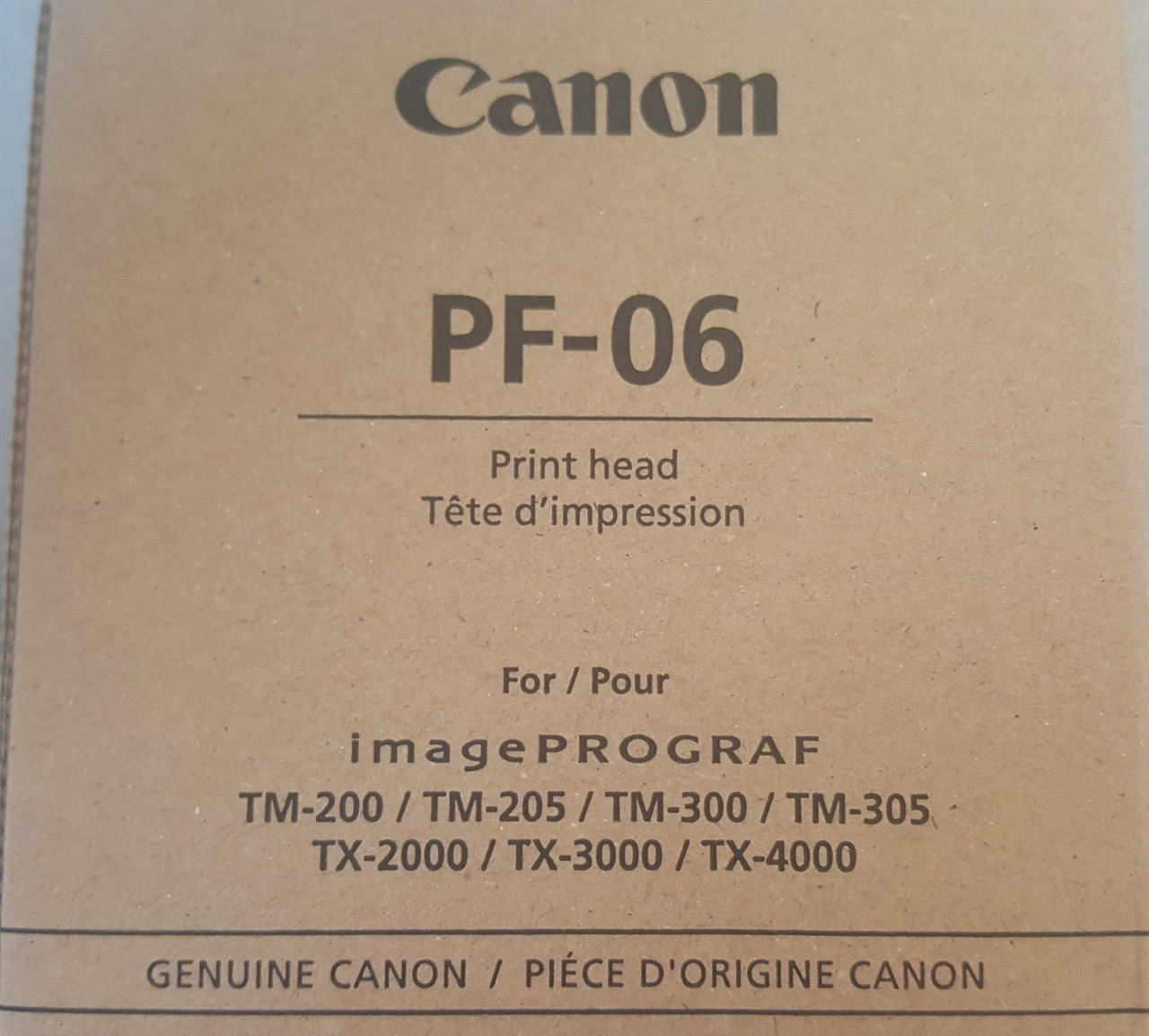 canon tm 300 printhead