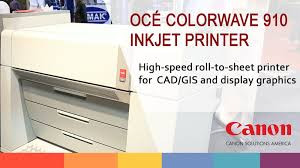 Oce ColorWave 910. Printer Only. 6 Roll.