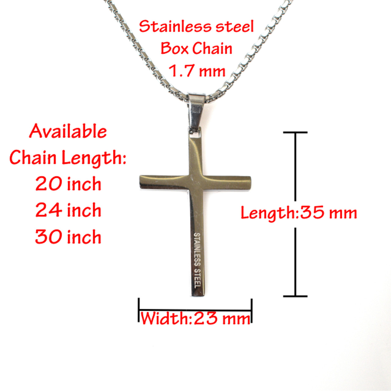 Chunky Silver American Gold Dog Tag Cross Necklaces For Men Bible