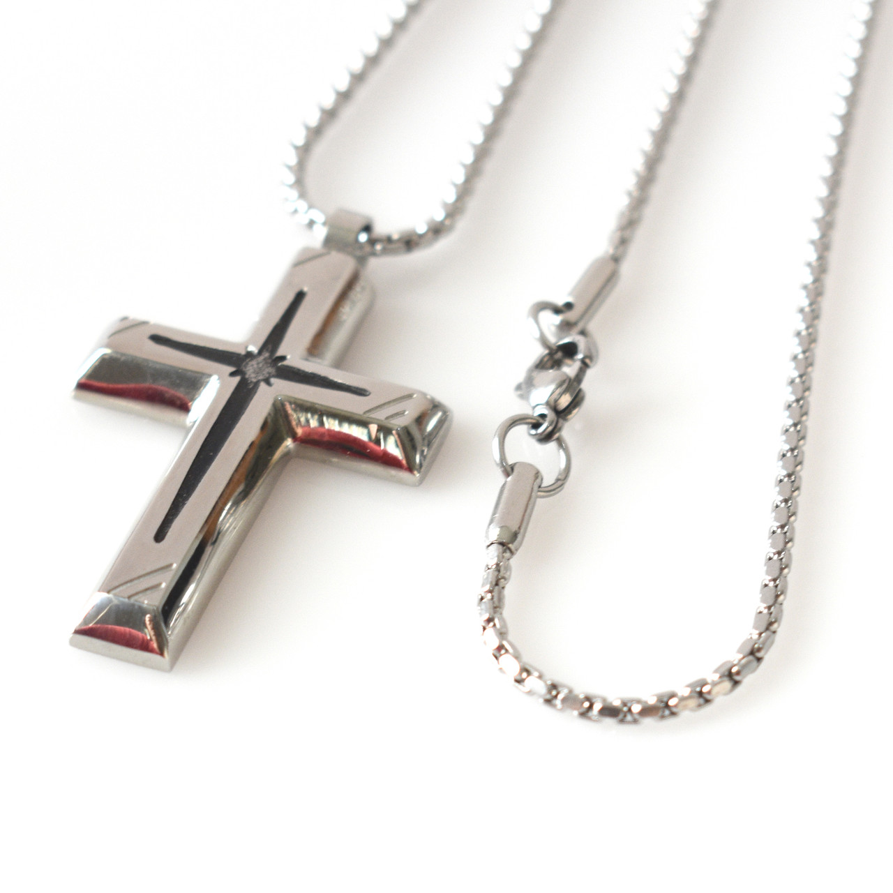 Large Cross Pendant Gold | Cross necklace simple, Stainless steel cross  pendant, Mens cross necklace