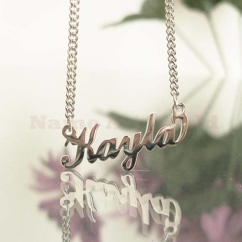 Kayla Name Necklaces. NeverTarnishes