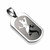 316L Surgical Steel Gecko Engraved Pendant with a Chain